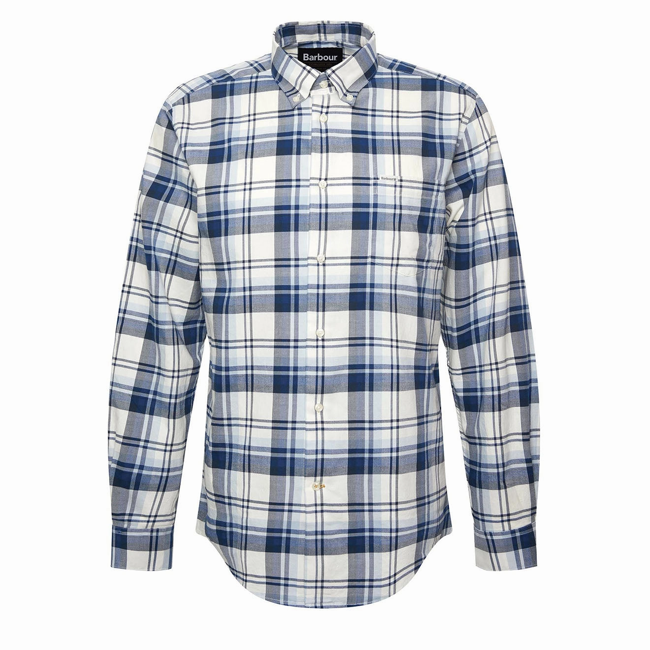 Barbour Falstone Tailored Checked Shirt Sky Exclusive Online Deal