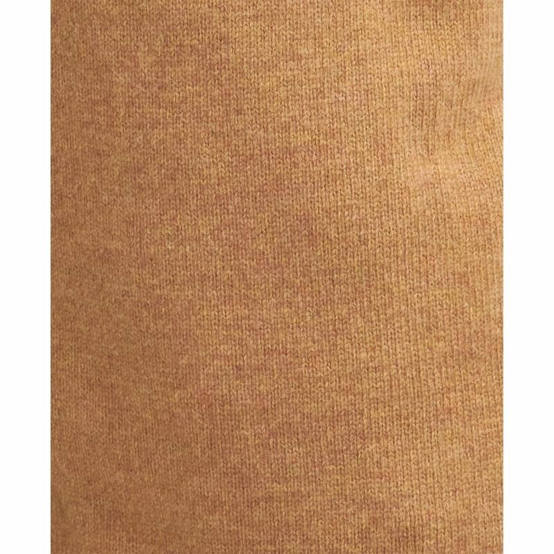 MustHave Gift Ideas Dont Miss Hot Deals Barbour Grangetown Mens Crew Neck Jumper - Harvest Gold
