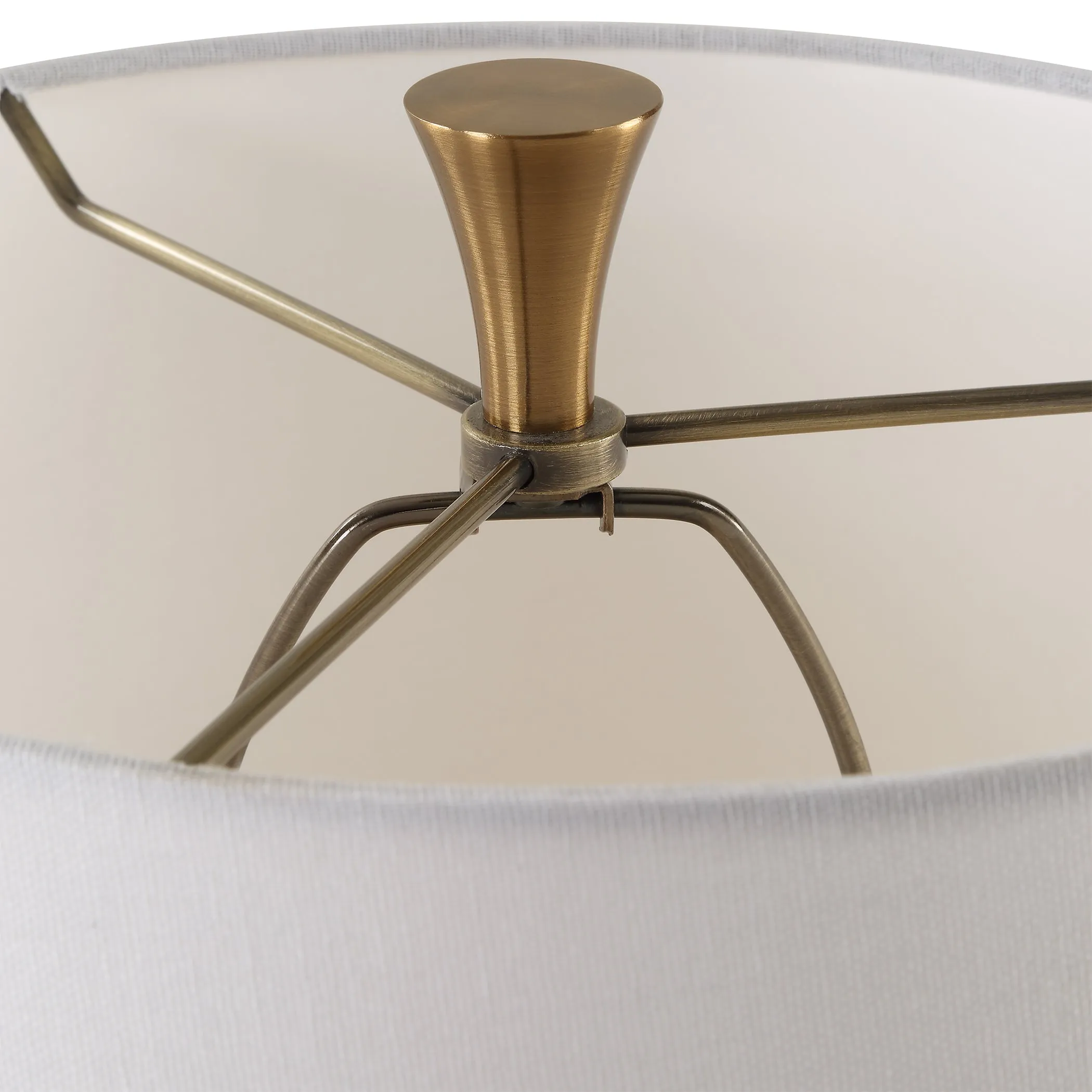 Colette White Stone Table Lamp
