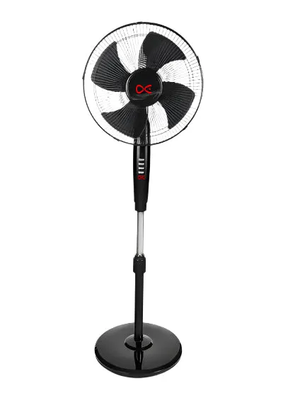 DaewooStand Fan, 18Inch, 5Blades, 80 Watts, Black