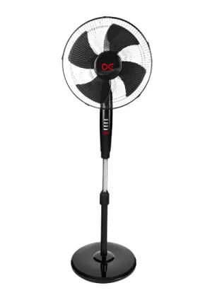 DaewooStand Fan, 18Inch, 5Blades, 80 Watts, Black