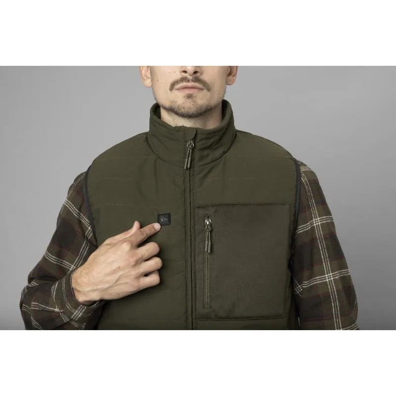 Seeland Celsius Heated Mens Gilet - Pine Green Steal the Deal Now Limited Stock Deals