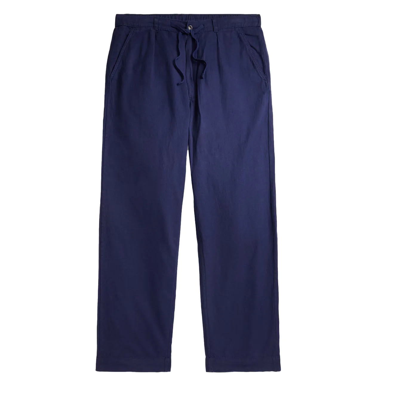 Polo Ralph Lauren Pleated Cotton Linen Pants Newport Navy Weekend Specials Clearance Event Today
