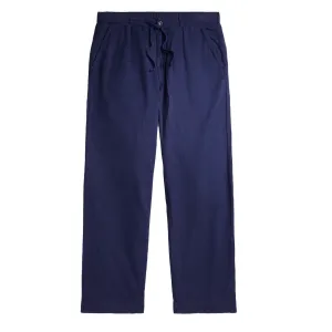 Polo Ralph Lauren Pleated Cotton Linen Pants Newport Navy Weekend Specials Clearance Event Today