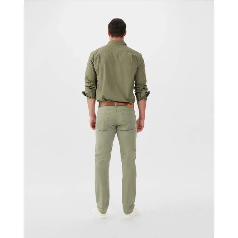 Grab It Fast R.M.Williams Ramco Mens Drill Jeans - Olive