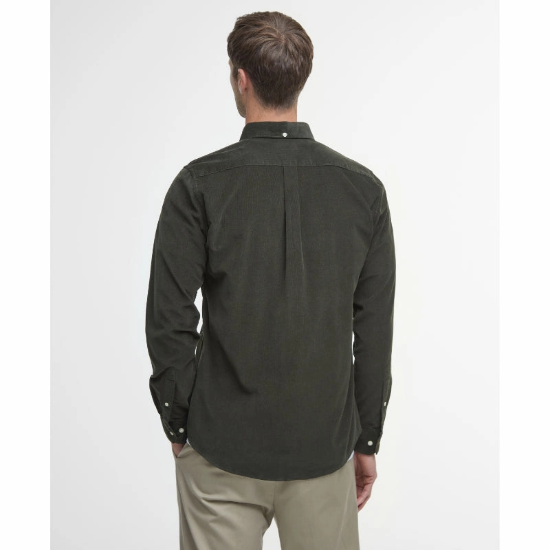 Shop Now Save Barbour Ramsey Corduroy Mens Tailored Shirt - Forest
