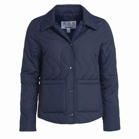 Flash Sale Alert Now Barbour Womens Barmouth Quilted Jacket Summer Navy