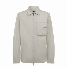 Instant Discount Weekend Specials Belstaff Drome Overshirt Cement Grey