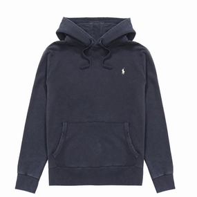 Polo Ralph Lauren Loopback Fleece Hoodie Faded Black Canvas Today Only Hot Sale