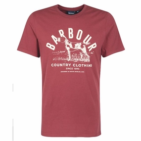 Barbour Country Clothing Mens Tee - Port Save Big Today Trending Deals Today