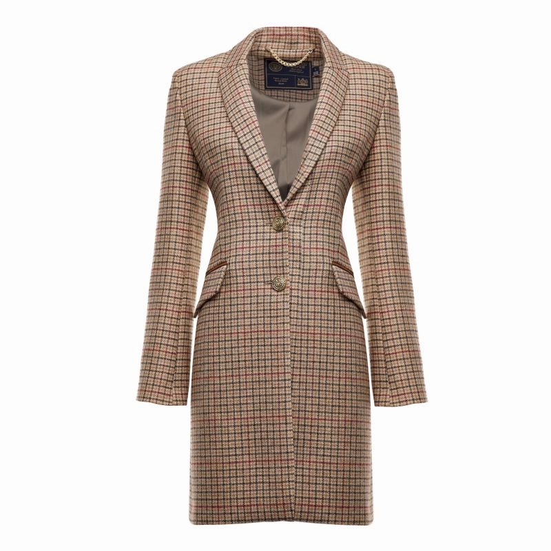 Dont Wait Save Hot Discount Deal Holland Cooper Highgrove Ladies Tweed Coat - Charlton Tweed