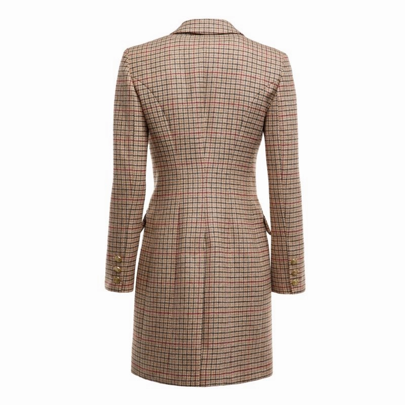 Holland Cooper Highgrove Ladies Tweed Coat - Charlton Tweed Todays Best Deal