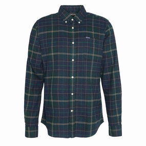 Instant Savings Inside Barbour Kyeloch Tailored Tartan Shirt Green Loch