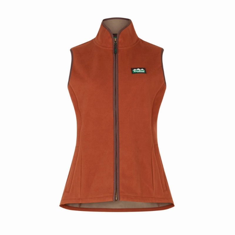 Exclusive Hot Pick Ridgeline Kodiak Ladies Windproof Fleece Gilet - Russet