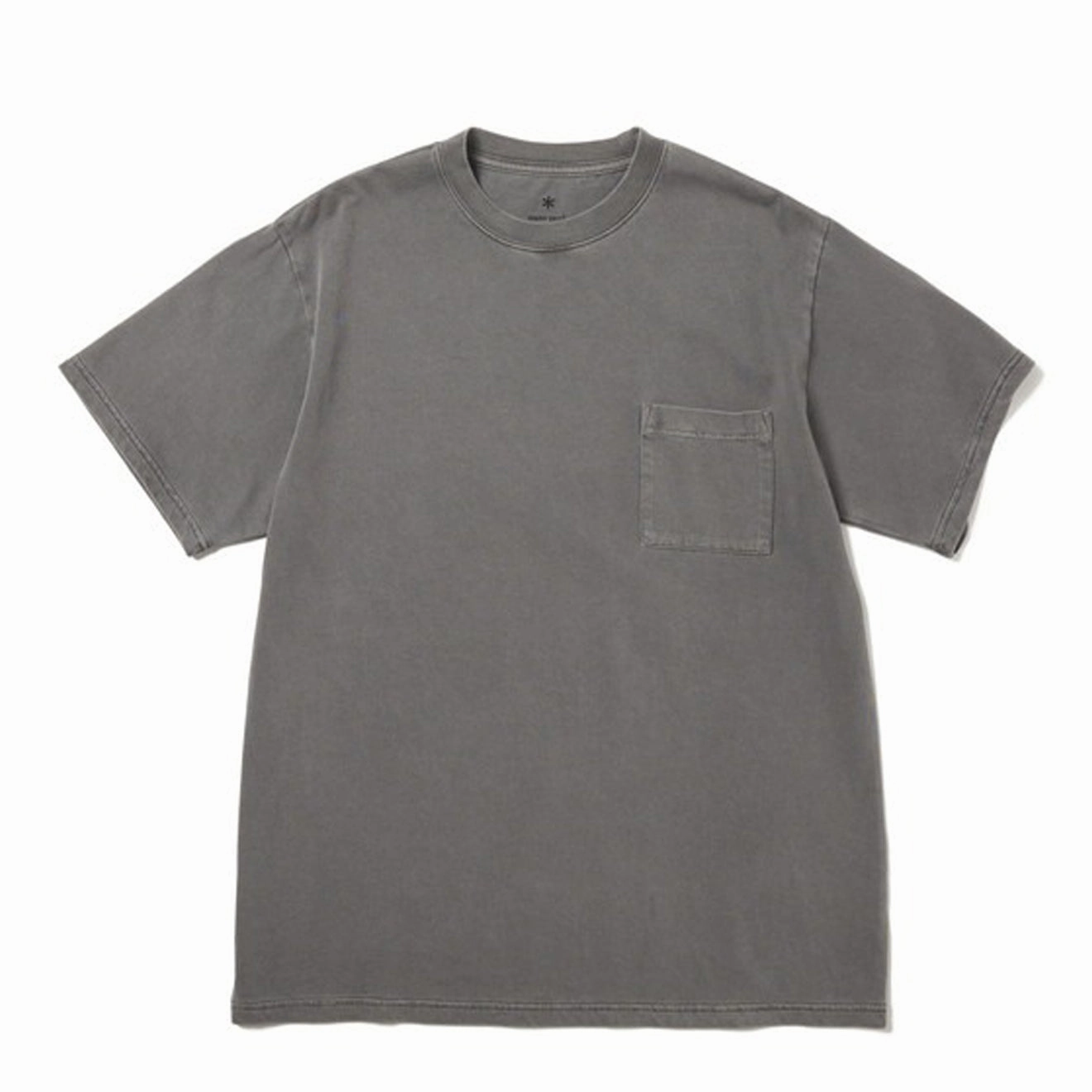 Clearance Event Price Drop Alert Snow Peak Garment Dyed T-Shirt Charcoal