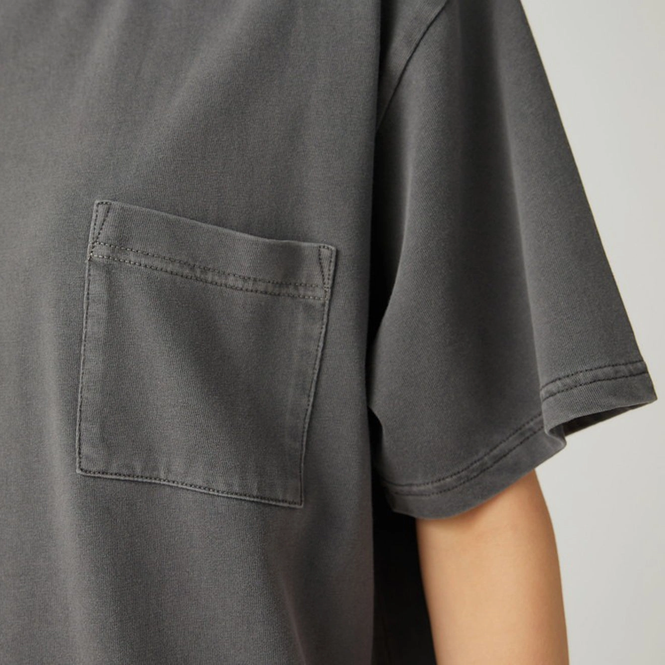 Snow Peak Garment Dyed T-Shirt Charcoal Grab Todays Deal