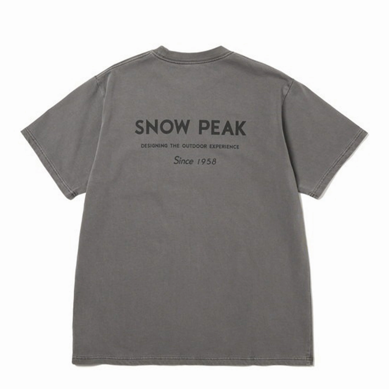 Snow Peak Garment Dyed T-Shirt Charcoal Online Exclusive Deal Sweet Deal Today