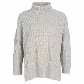 Hot Deal Alert Barbour Maybury Ladies Cape - Pale Grey Marl