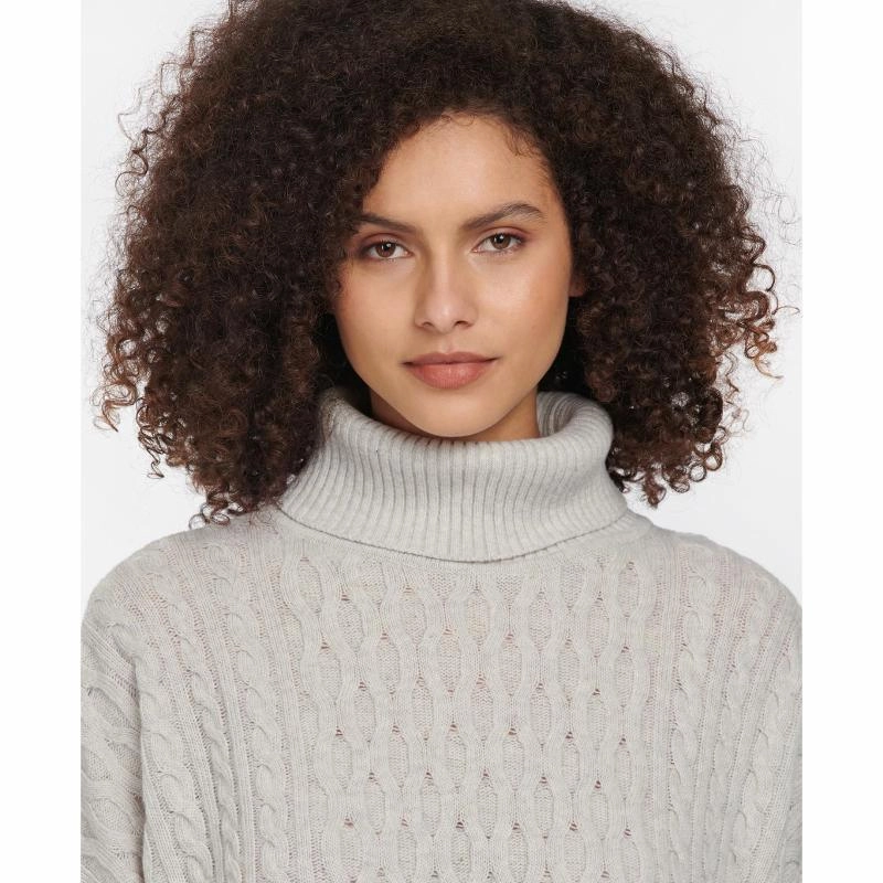 Save Big Online Barbour Maybury Ladies Cape - Pale Grey Marl