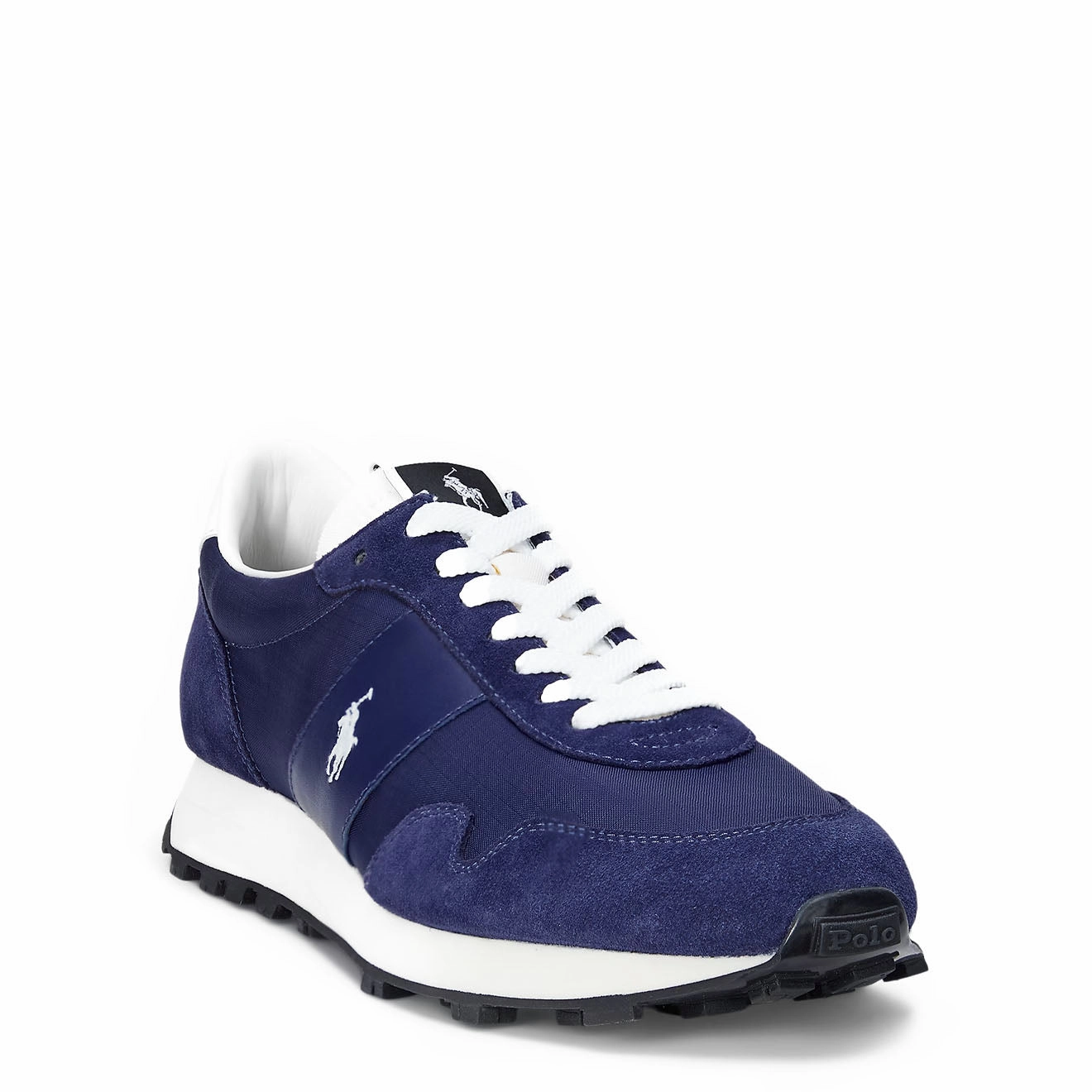 Save Today Only Polo Sport Prl Trail 125 Suede-Panelled Trainer New Classic Navy / Deckwash