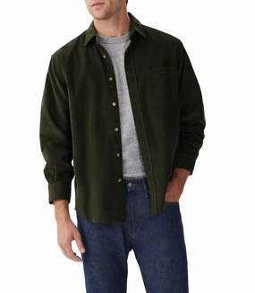 R.M.Williams Classic Mens Shirt - Olive Corduroy Today Only Discount