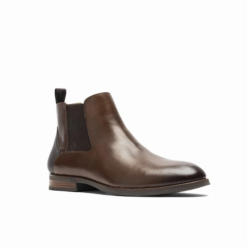 Rodd & Gunn Lyttleton Mens Leather Chelsea Boot - Teak Multi Todays Best Deal