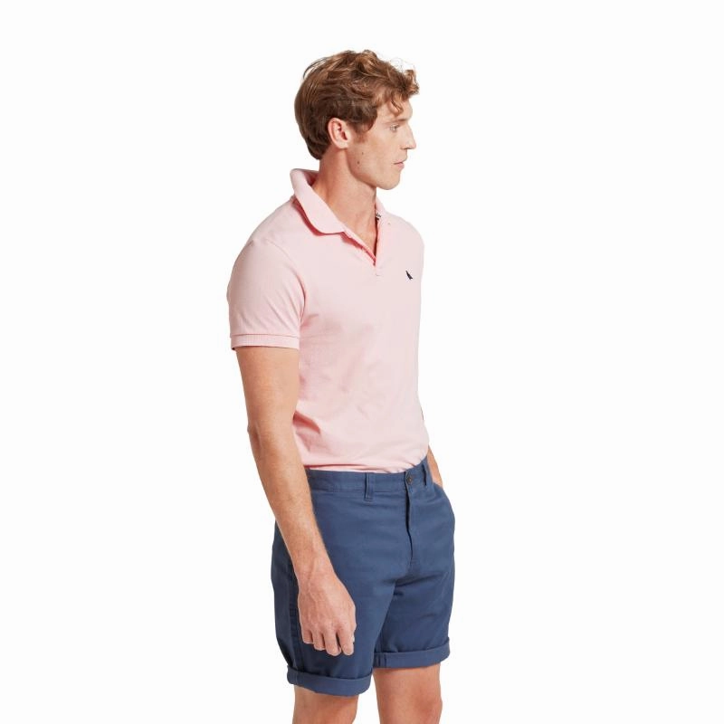 Schoffel St Ives Tailored Mens Polo Shirt - Chalky Coral Trending Now Offer