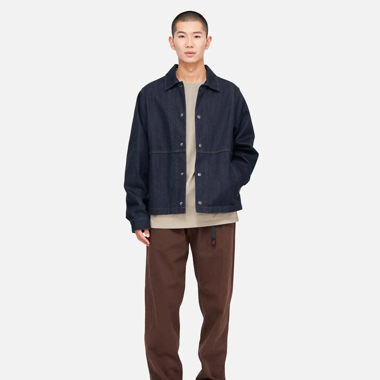 Gramicci Japanese Denim Jacket Indigo Trending Deals Today