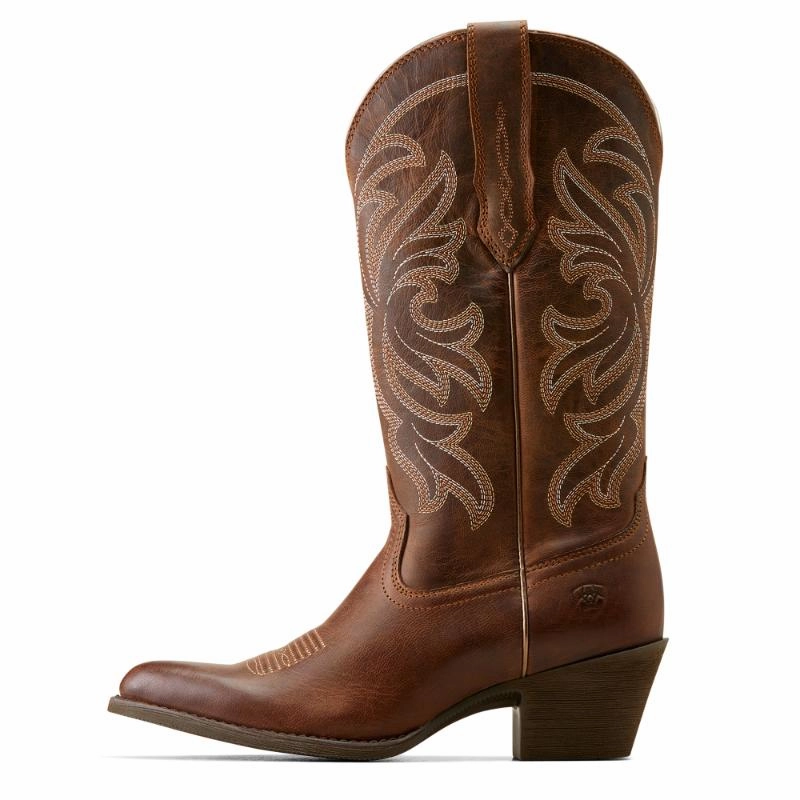 Ariat Heritage J Toe Stretchfit Ladies Boot - Sassy Brown Limited Time Sale