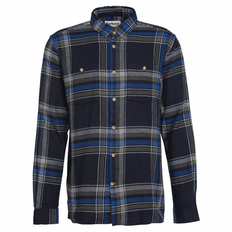 Barbour Dartmouth Mens Shirt - Black Biggest Savings Now
