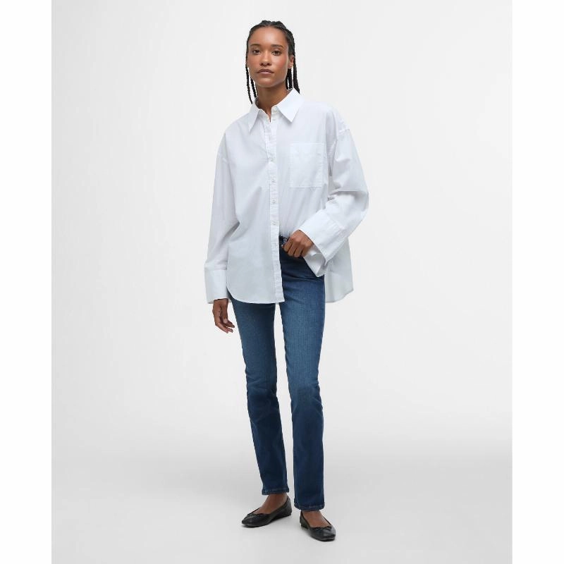Barbour Essential Ladies Slim Jean - Worn Blue Wash Price Drop Alert Shop Hot Picks