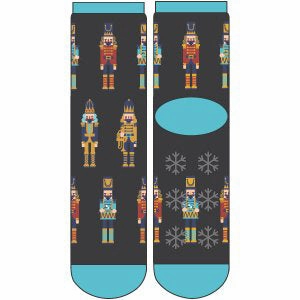 Online Deal Frenzy Today Only Hot Sale K.Bell  Women'S Nutcrackers Non-Skid Crew Socks