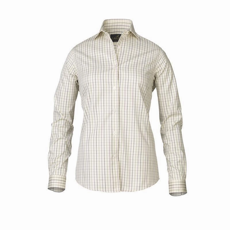 Mega Savings Now MustHave Gift Ideas Laksen Rita Ladies Shirt - Heather/Seagrass/Old Navy