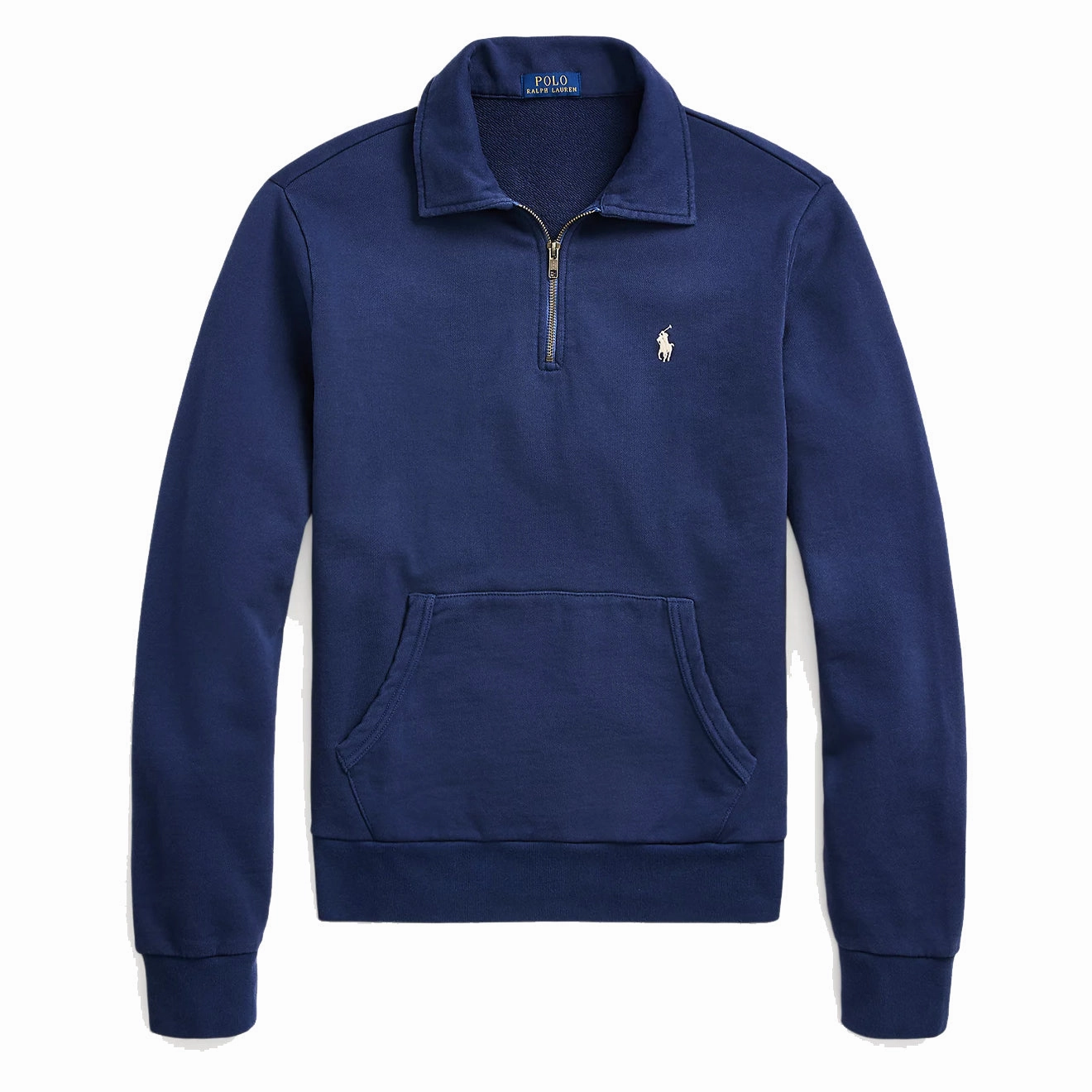 Shop the Savings Now Polo Ralph Lauren Loopback Fleece Quarter-Zip Sweatshirt Cruise Navy