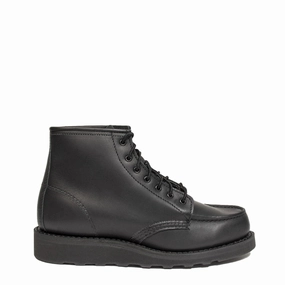 Dont Wait Save Red Wing Womens 6-Inch Classic Moc Black Boundary