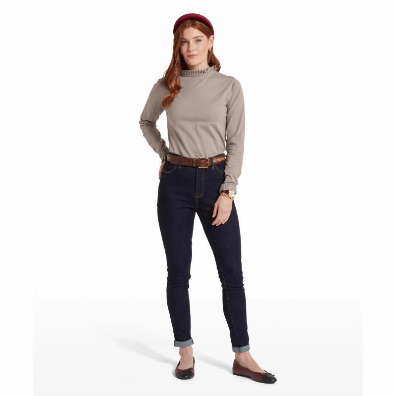Schoffel Ilkley Ladies Longsleeve Top - Mushroom Best Price Today