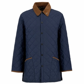 Barbour 30Th Anniversary Liddesdale Quilted Mens Jacket - Navy Sale Ending Soon