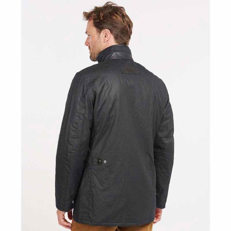 Barbour Hereford Mens Wax Jacket - Navy Instant Hot Deal New Arrival Discount