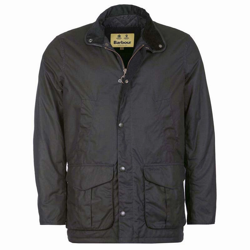 Dont Miss Todays Deal Barbour Hereford Mens Wax Jacket - Navy