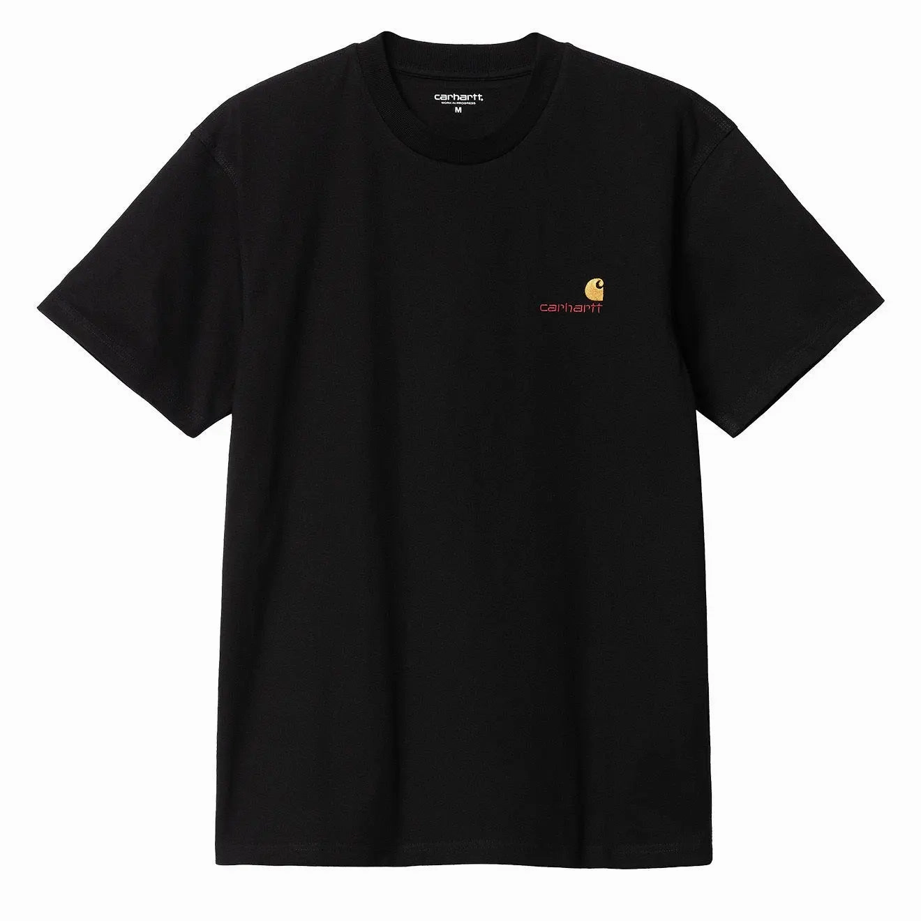 Carhartt Wip American Script T-Shirt Black MustHave Deal New Arrival Discount