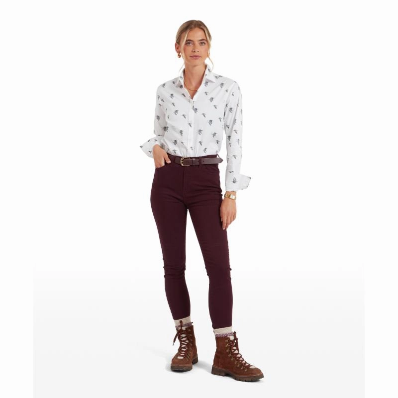 Big Savings Today Shop Smart Deals Schoffel Owen Williams Ladies Shirt - Curlew Print