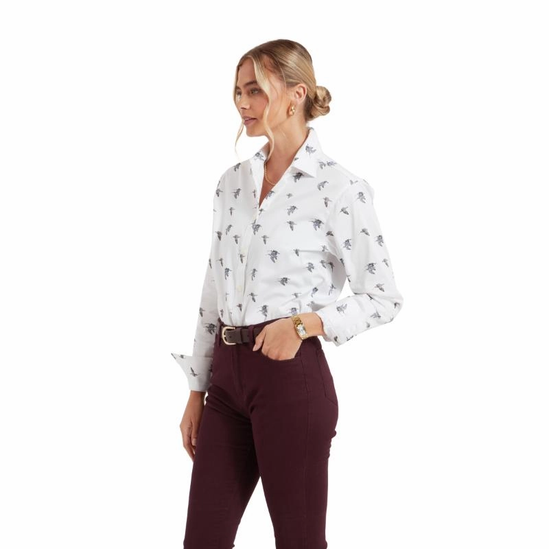 Schoffel Owen Williams Ladies Shirt - Curlew Print Trending Now Discount