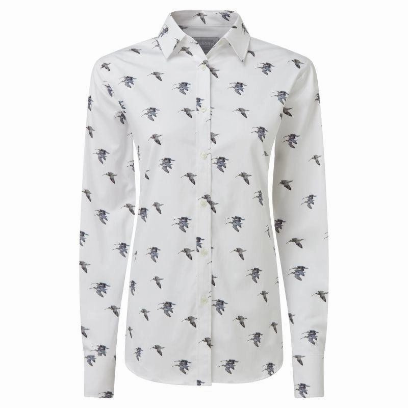 Special Offer Inside Schoffel Owen Williams Ladies Shirt - Curlew Print