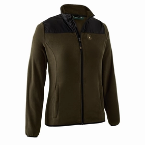 Deerhunter Womens Northward Fleece Jacket Chestnut Brown Todays Hot Savings