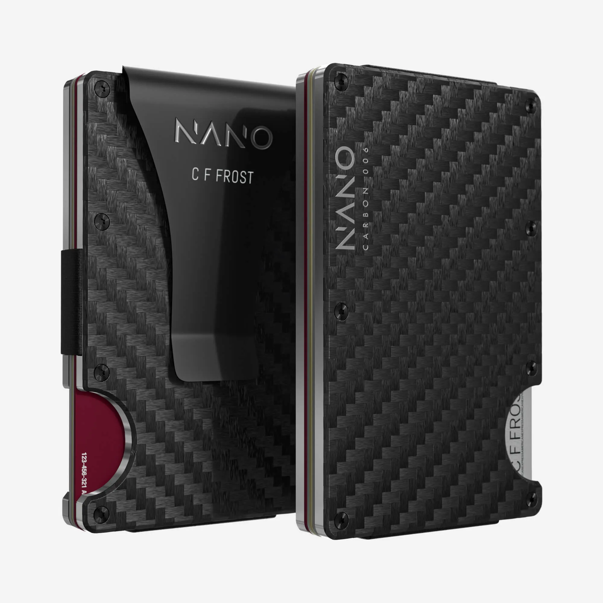 006 Personalised Money Clip Wallet (Stealth Black/Ghost Silver) Grab Todays Deal Sweet Deal Today