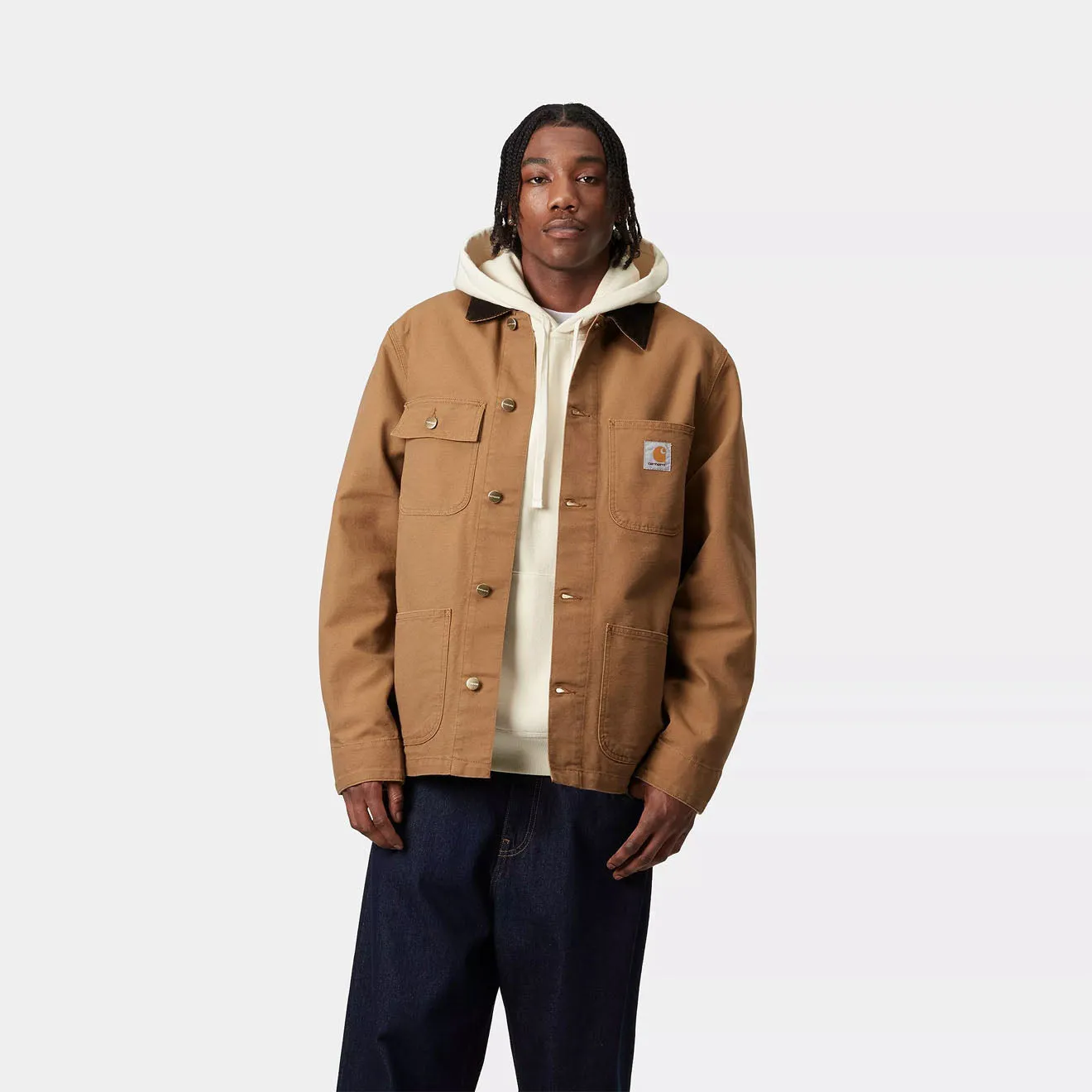 Carhartt Wip Michigan Coat Hamilton Brown / Tobacco Rinsed Hot Pick Sale Instant Hot Deal