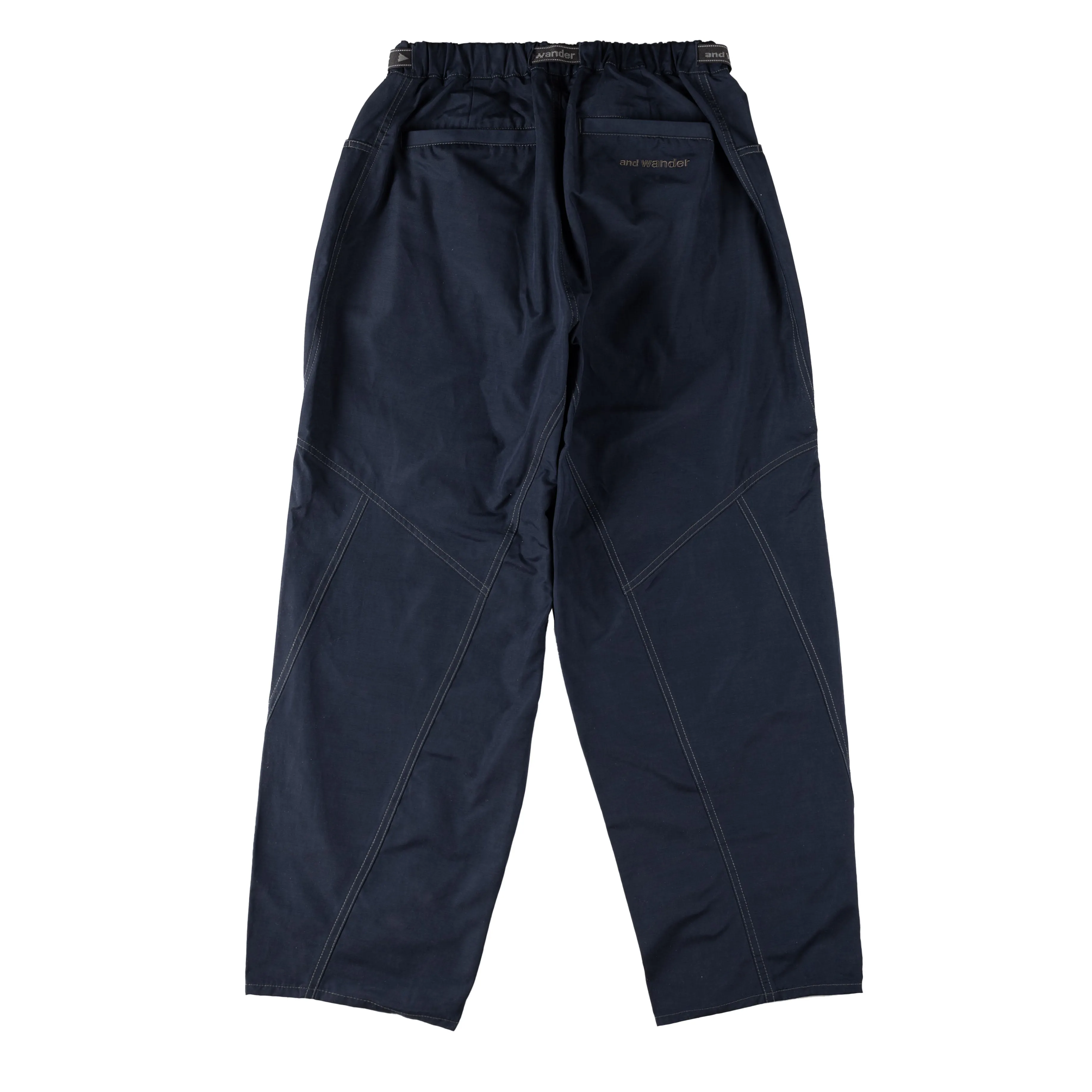 And Wander High Count Cloth Wide Pants Navy Special Occasion Discount
