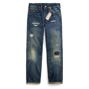 Hot Pick Online Rrl By Ralph Lauren Straight Fit Hawley Selvedge Jean Hawley Wash