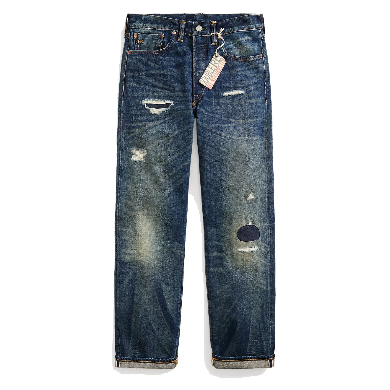 Hot Pick Online Rrl By Ralph Lauren Straight Fit Hawley Selvedge Jean Hawley Wash