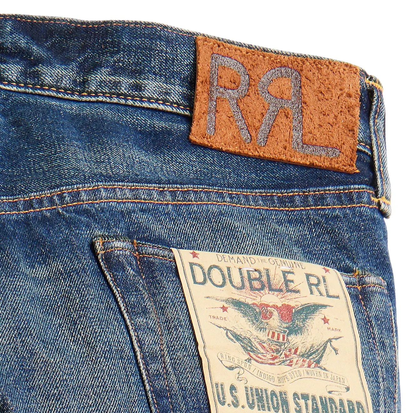 Online Exclusive Savings Rrl By Ralph Lauren Straight Fit Hawley Selvedge Jean Hawley Wash